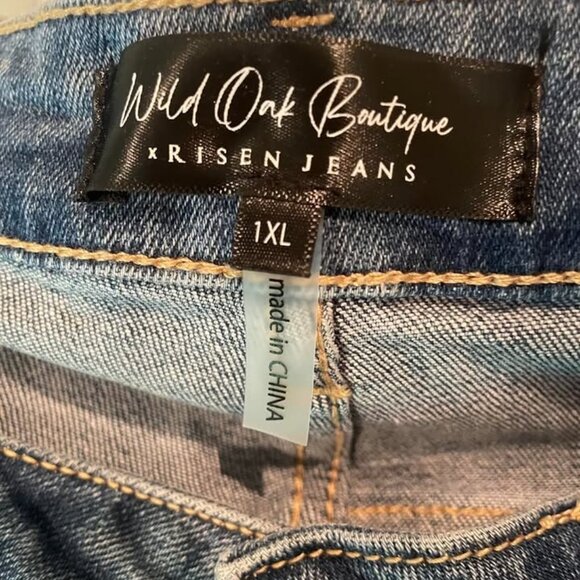 Risen Rudy Women's Jeans - Medium Wash, Sz 1XL, NWT - Picture 6 of 7